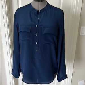 Banana Republic Silk Popover